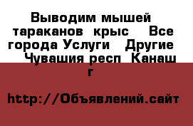 Выводим мышей ,тараканов, крыс. - Все города Услуги » Другие   . Чувашия респ.,Канаш г.